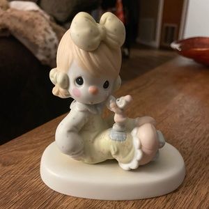 Precious Moments "A Friend Is Someone Who Cares" Figurine Dated 1988